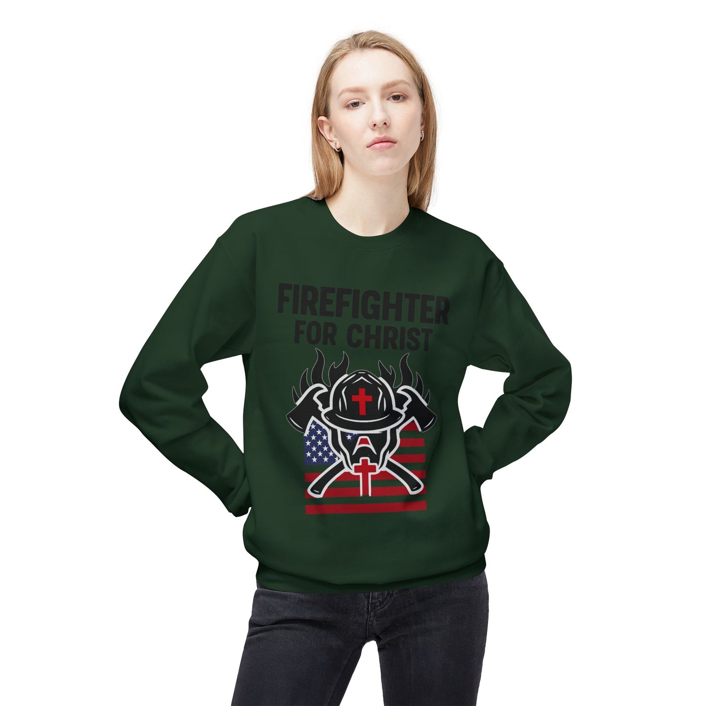Sweatshirt FIREFIGHTER FOR CHRIST