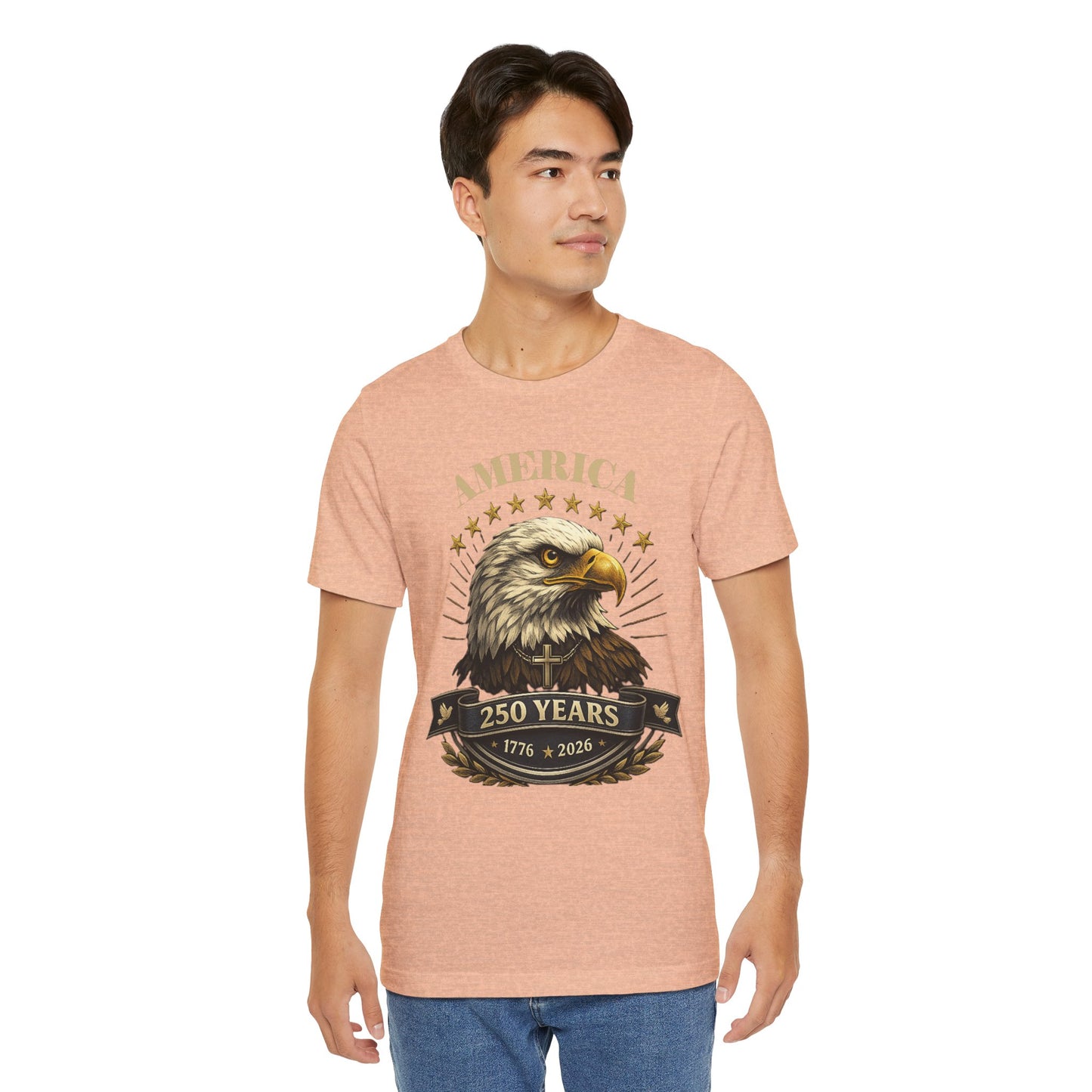 America 250th Anniversary Eagle T-Shirt — 1776–2026 Patriotic Tee