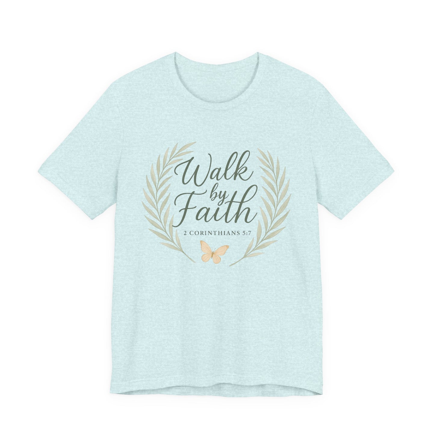 Walk by Faith T-Shirt — Inspirational Christian Tee (2 Corinthians)