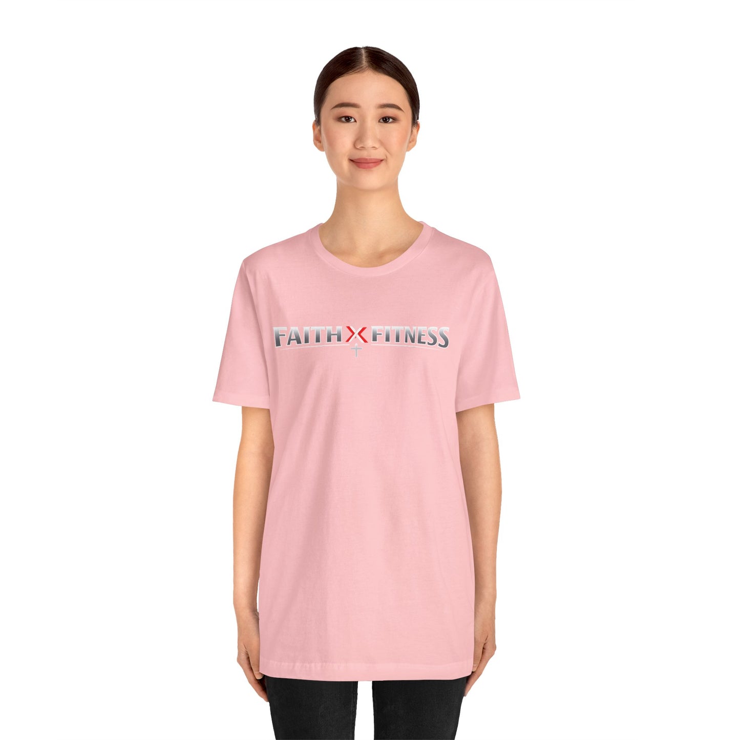 Faith x Fitness T-Shirt — Inspirational Workout Tee