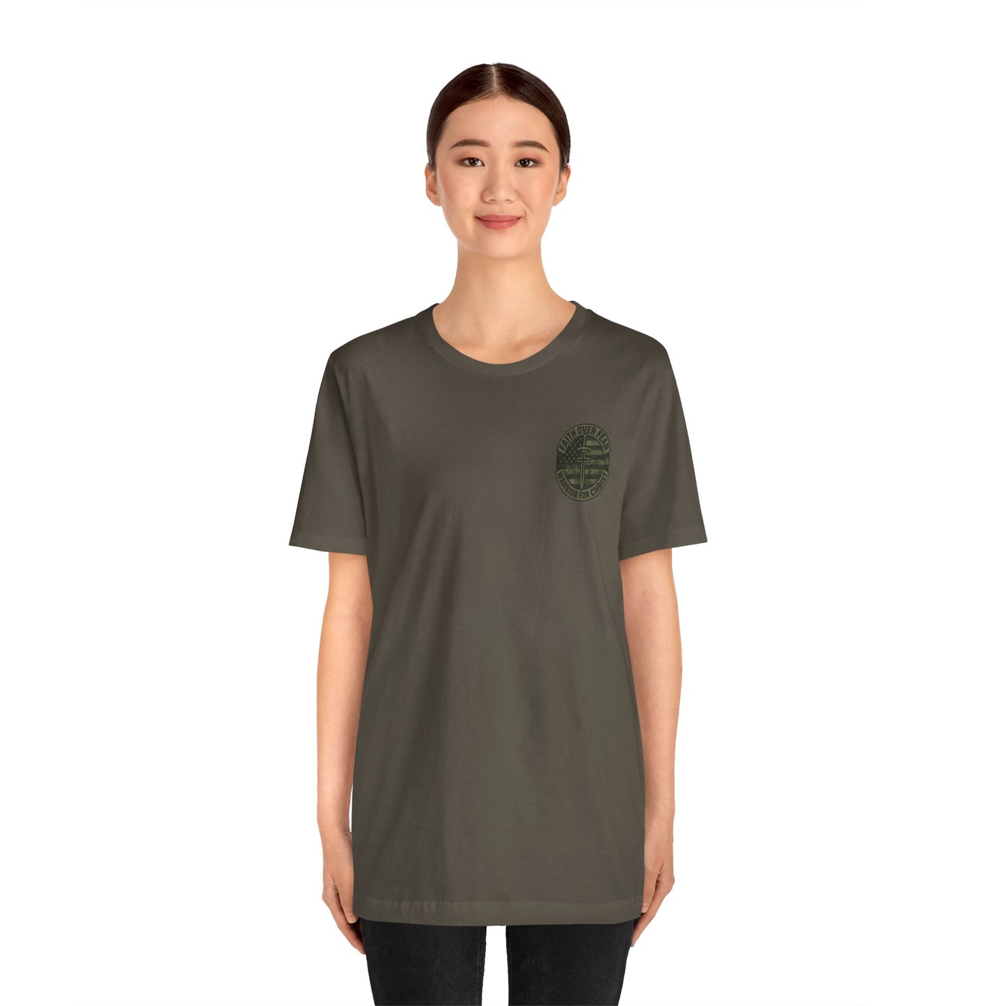 Faith Over Fear "Warrior for Christ" T-Shirt