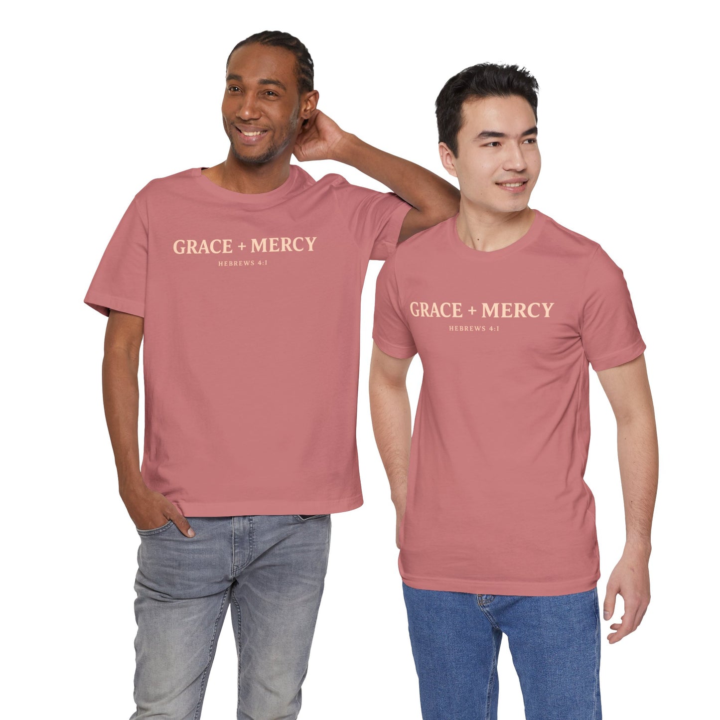 Grace + Mercy Graphic T-Shirt — Faith-Inspired Christian Tee