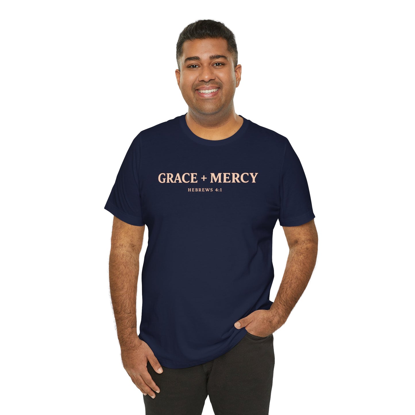 Grace + Mercy Graphic T-Shirt — Faith-Inspired Christian Tee