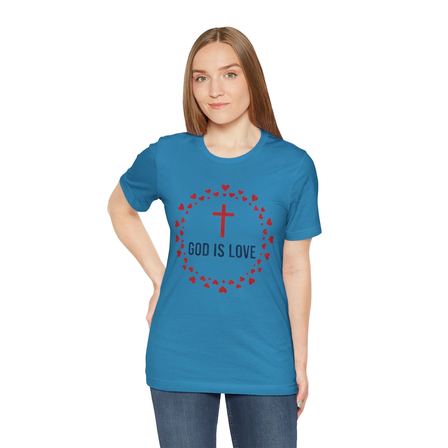 GOD IS LOVE Christian T‑Shirt — Inspirational Faith Tee