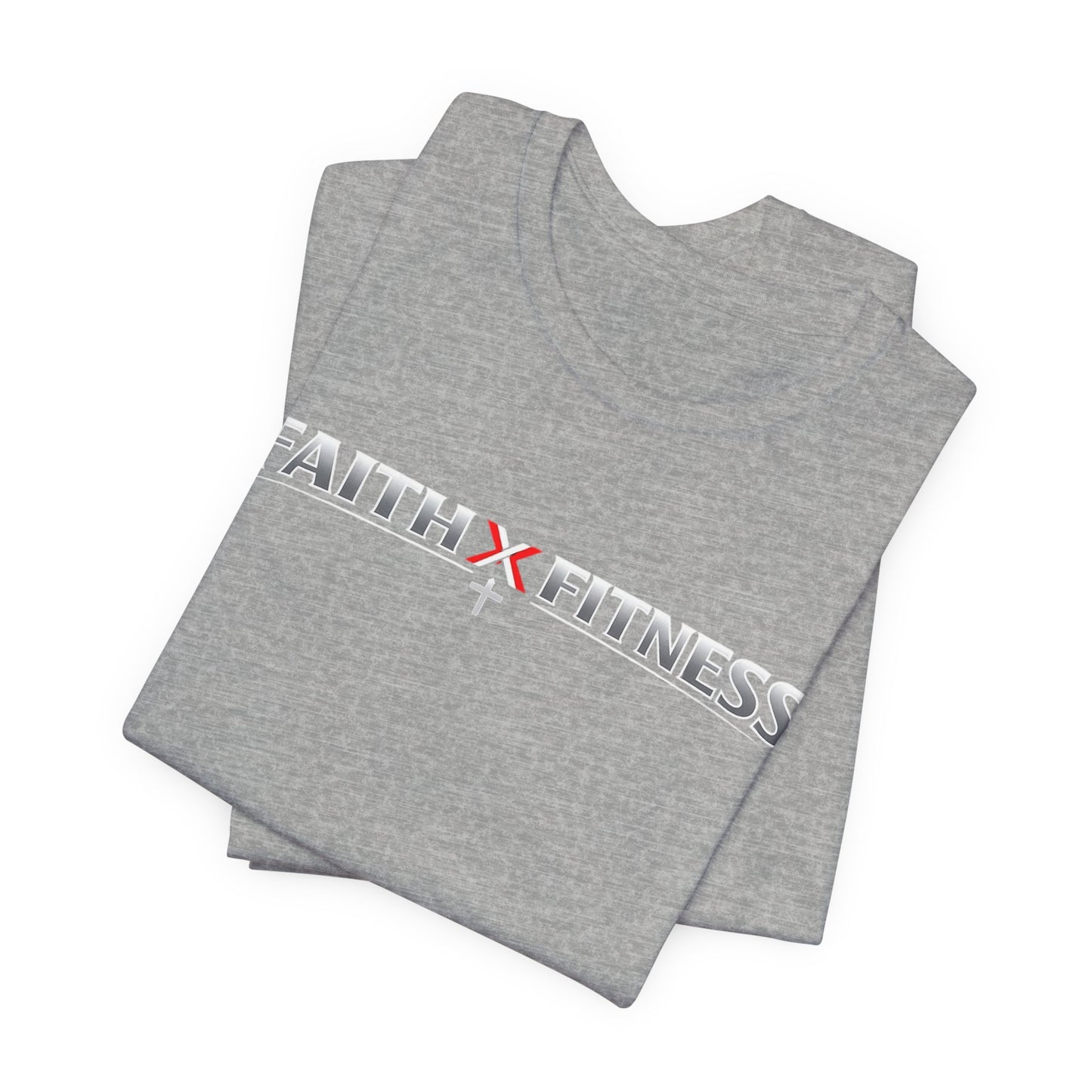 Faith x Fitness T-Shirt — Inspirational Workout Tee