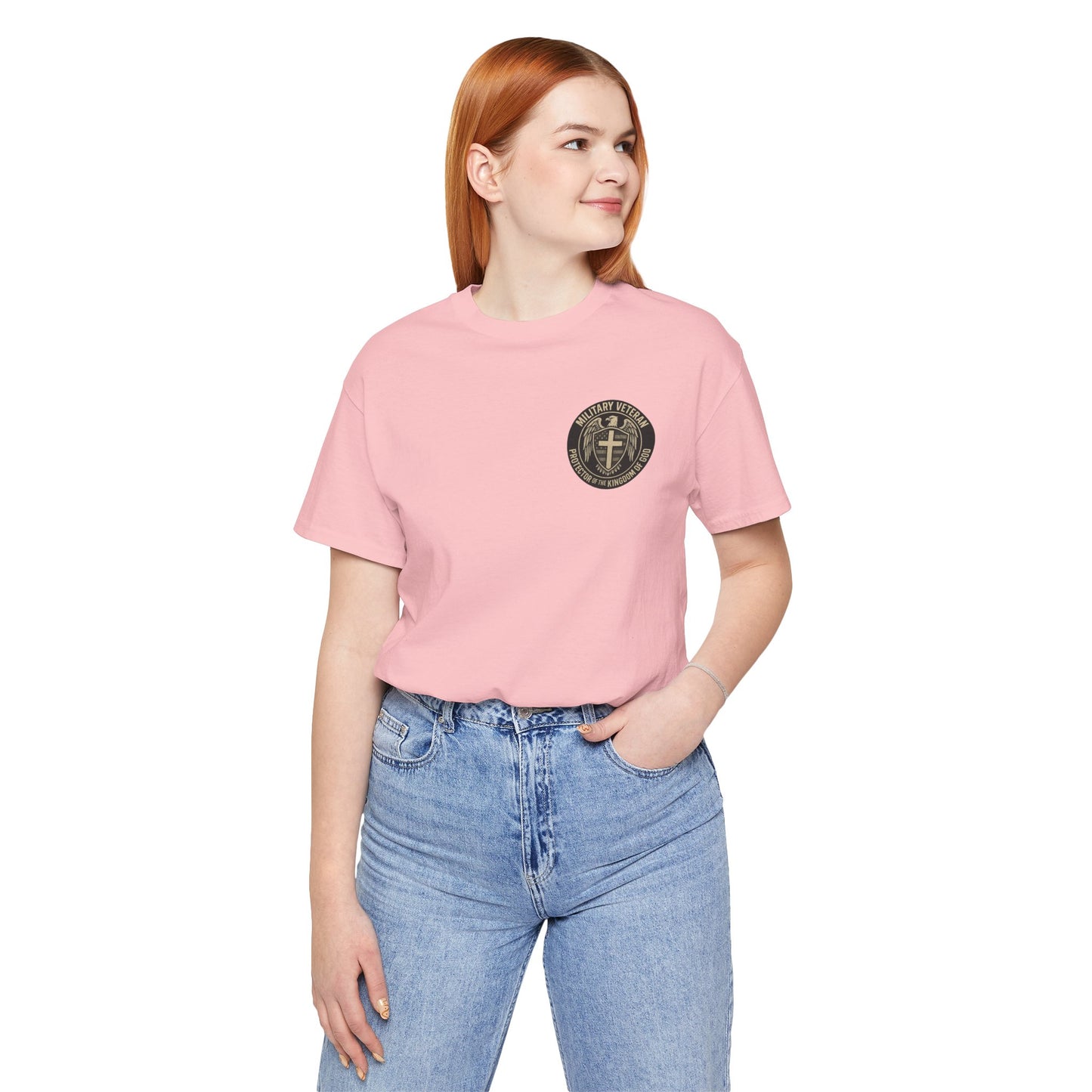 Veteran Protector Tee — "Military Veteran Protector of the Kingdom of God"