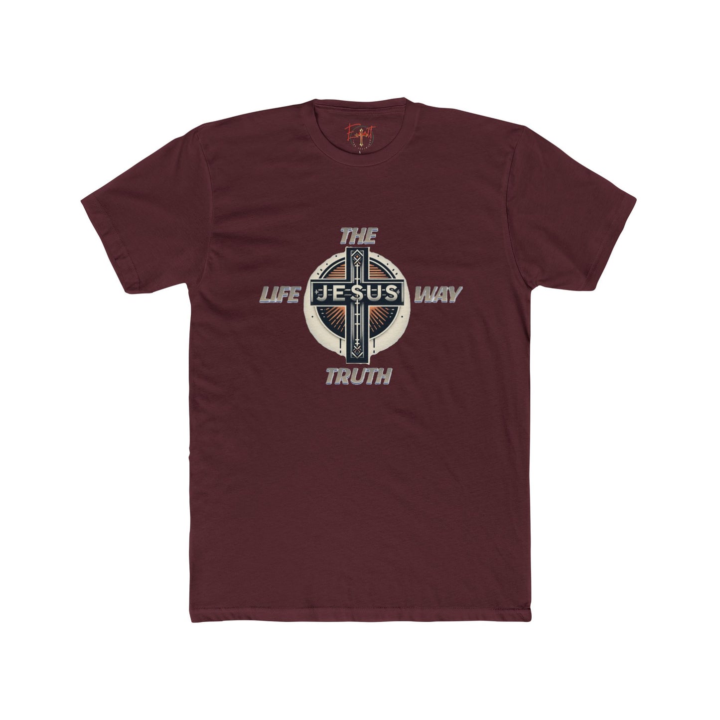 Unisex Cotton Crew Tee "THE WAY TRUTH LIFE"