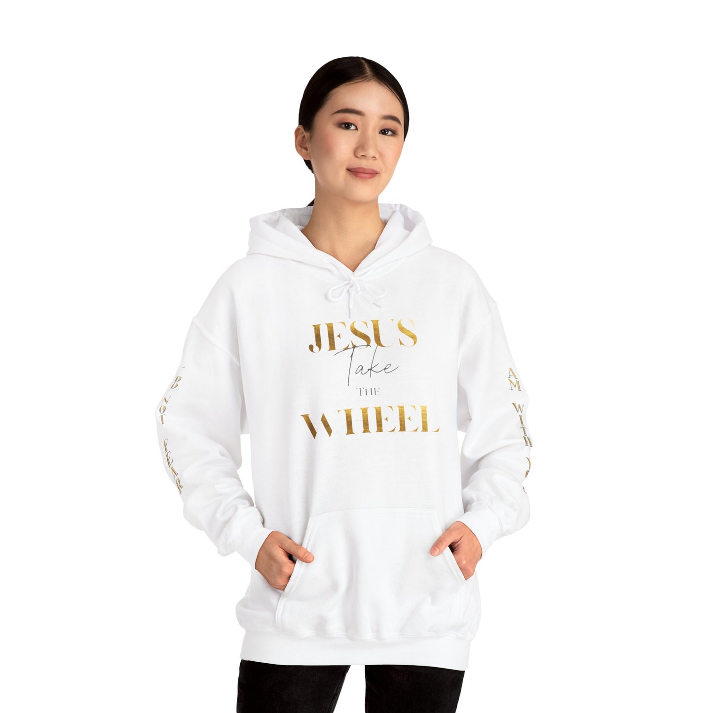 Unisex Heavy Blend™ "Jesus Take the Wheel" Hooded Sweatshirt