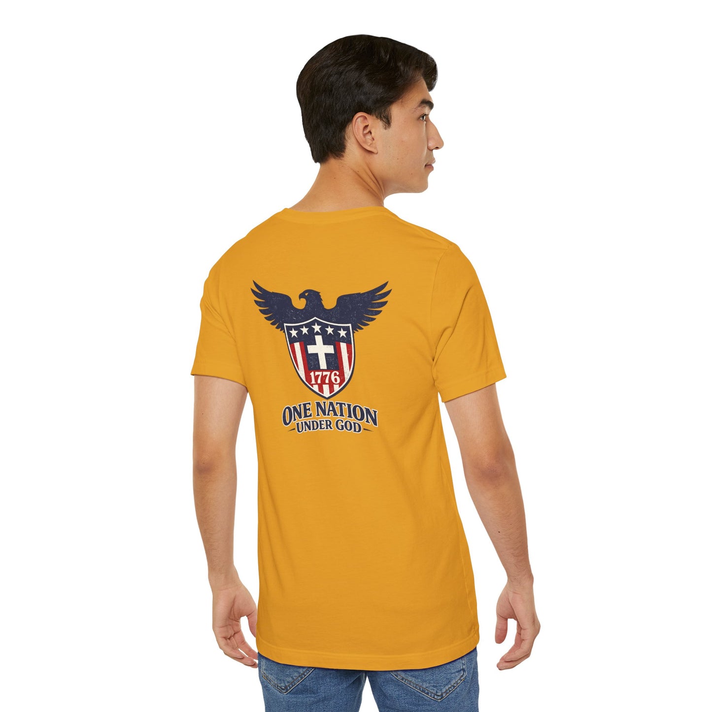 Patriotic Eagle 1776 T-Shirt — One Nation Under God Tee