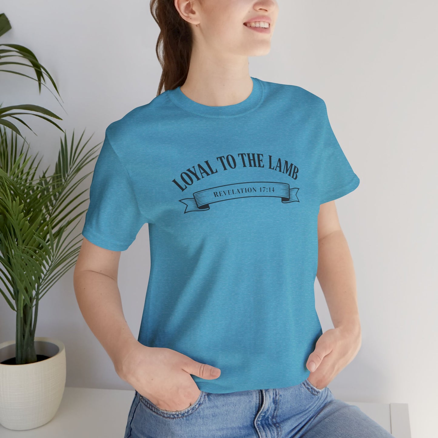 Loyal to the Lamb Tee — Christian Faith Short Sleeve T-Shirt
