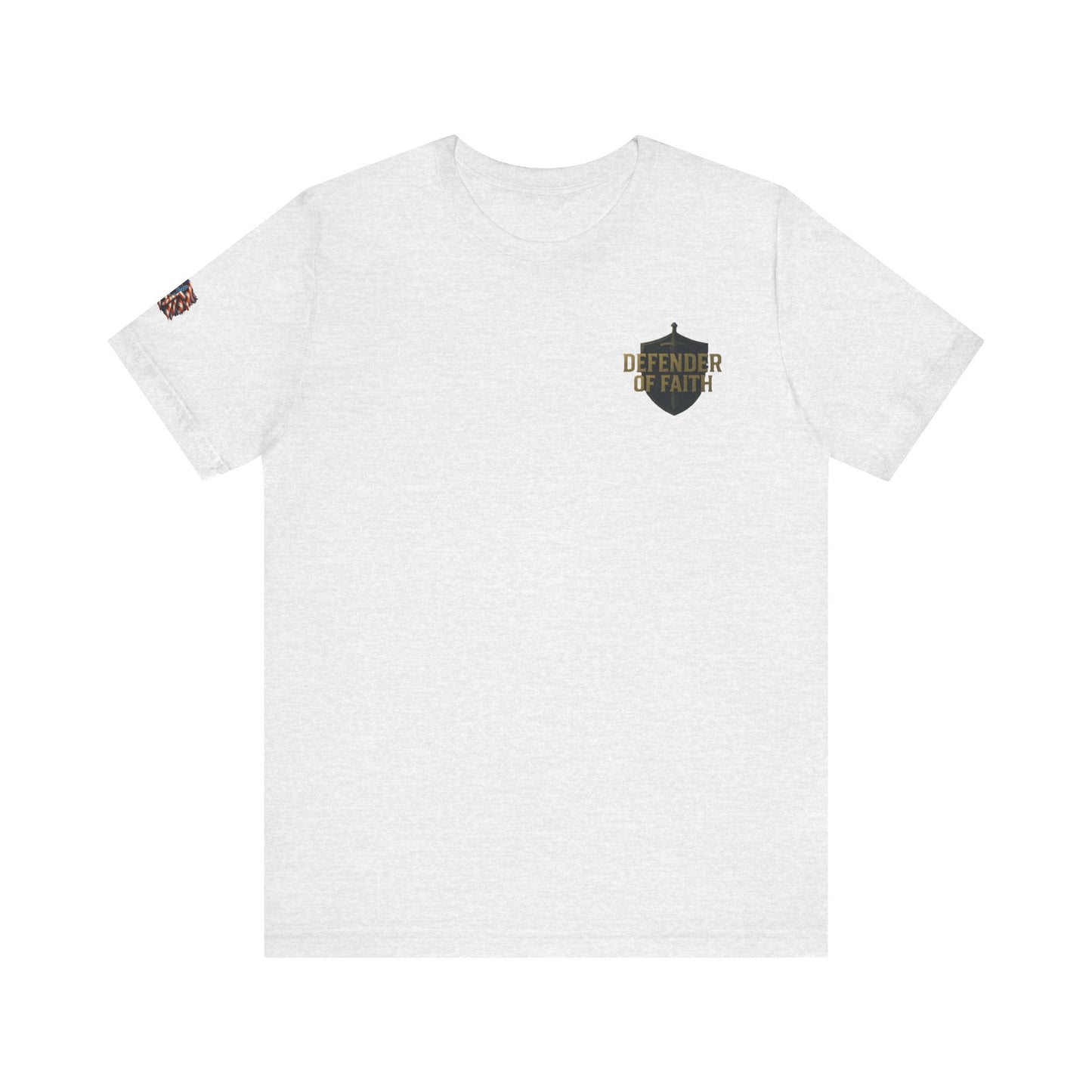 Psalm 144:1 'Defender of Faith' T-Shirt — Christian Scripture Tee