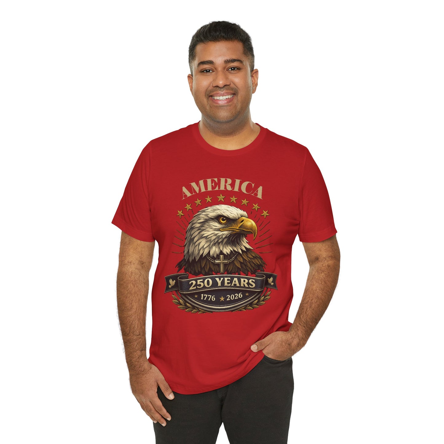 America 250th Anniversary Eagle T-Shirt — 1776–2026 Patriotic Tee