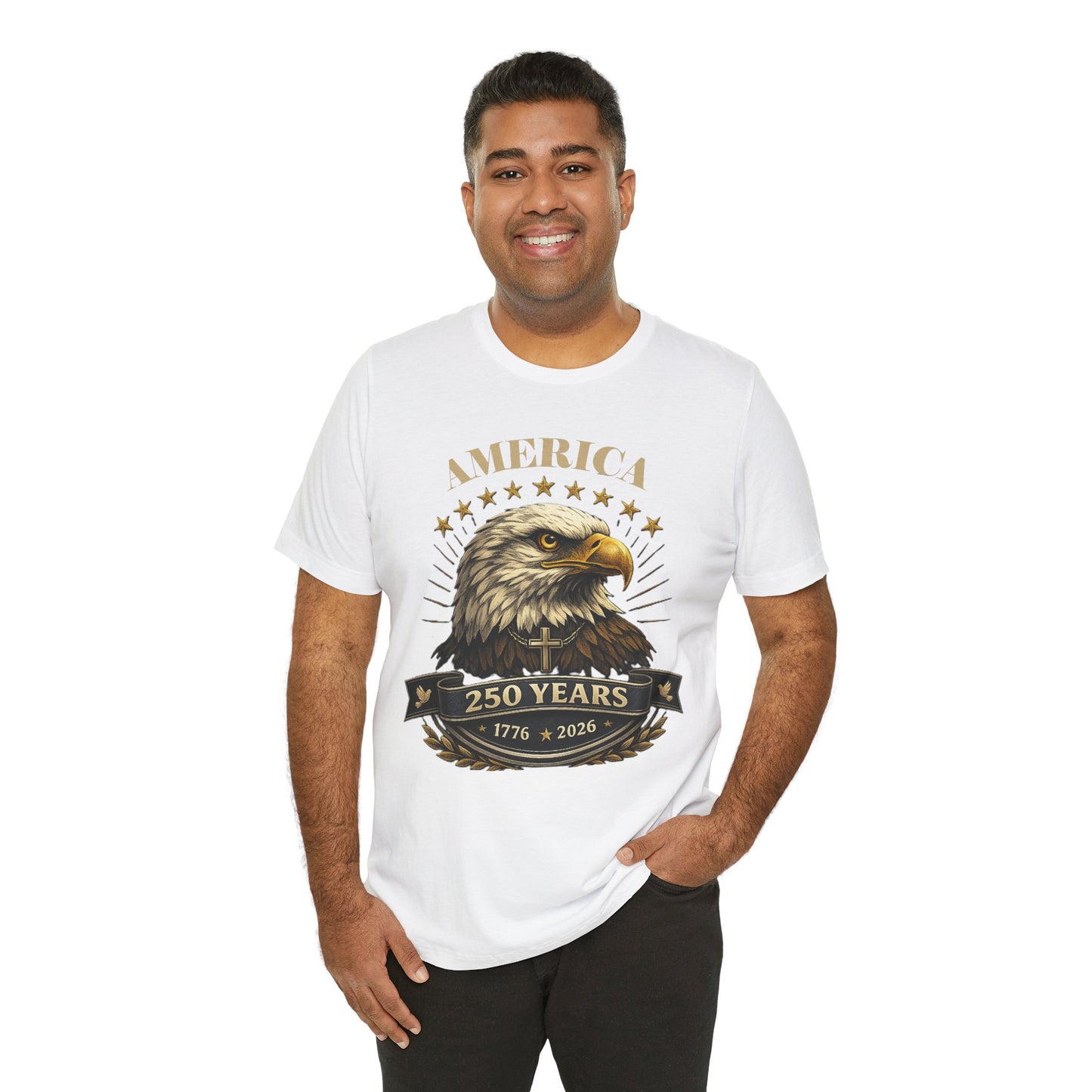 America 250th Anniversary Eagle T-Shirt — 1776–2026 Patriotic Tee
