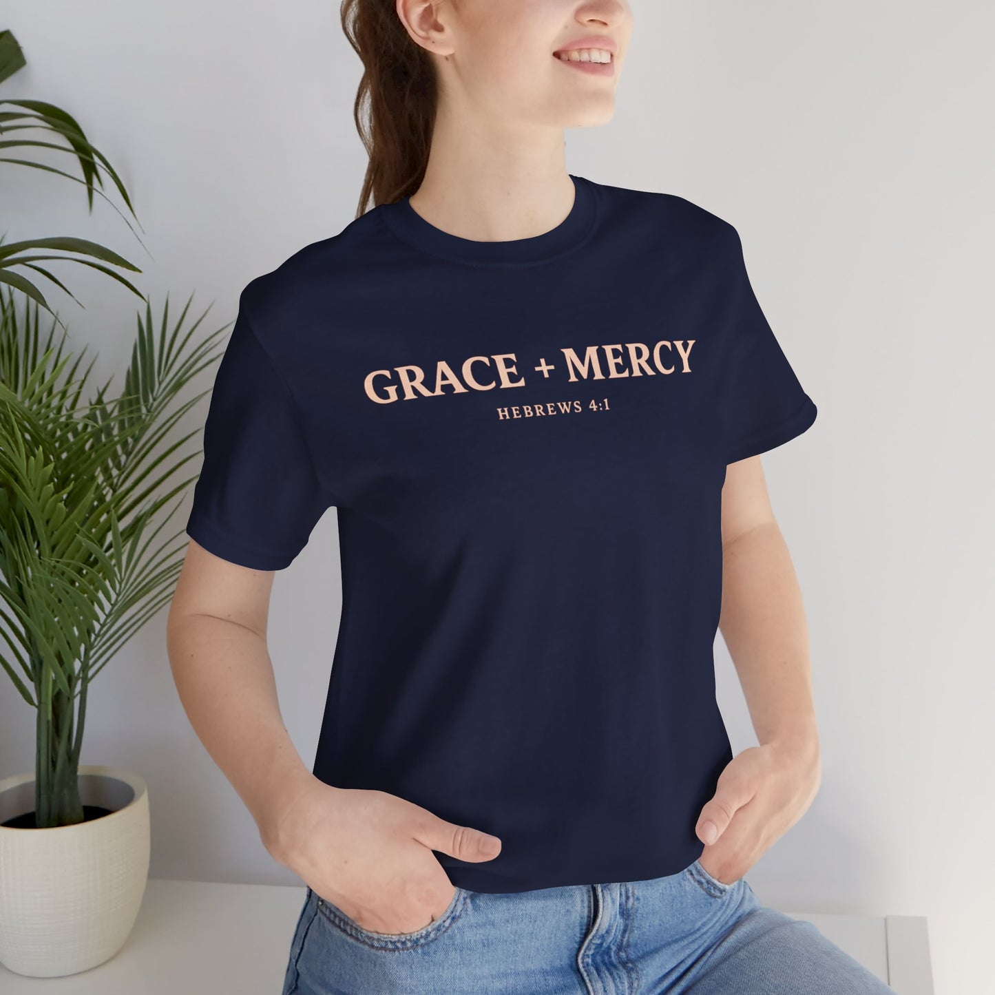 Grace + Mercy Graphic T-Shirt — Faith-Inspired Christian Tee