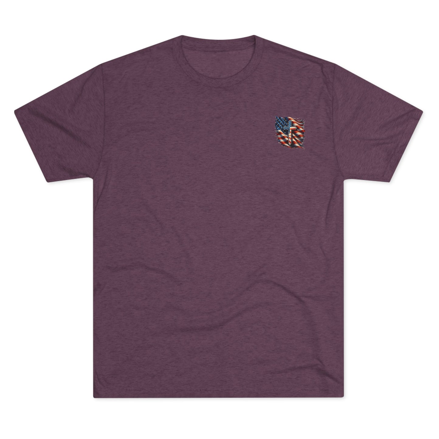 Unisex Tri-Blend Crew Tee "GOD BLESS AMERICA"