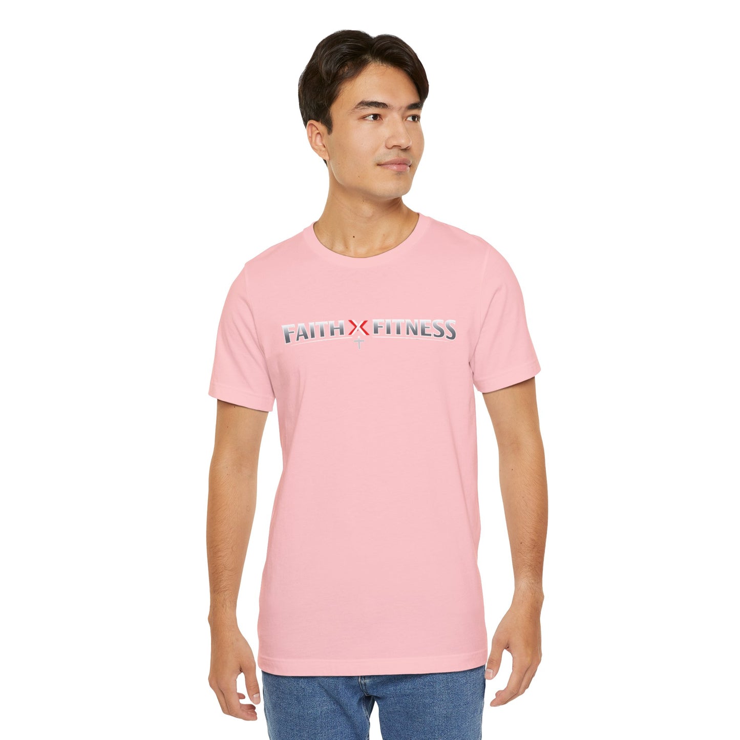 Faith x Fitness T-Shirt — Inspirational Workout Tee
