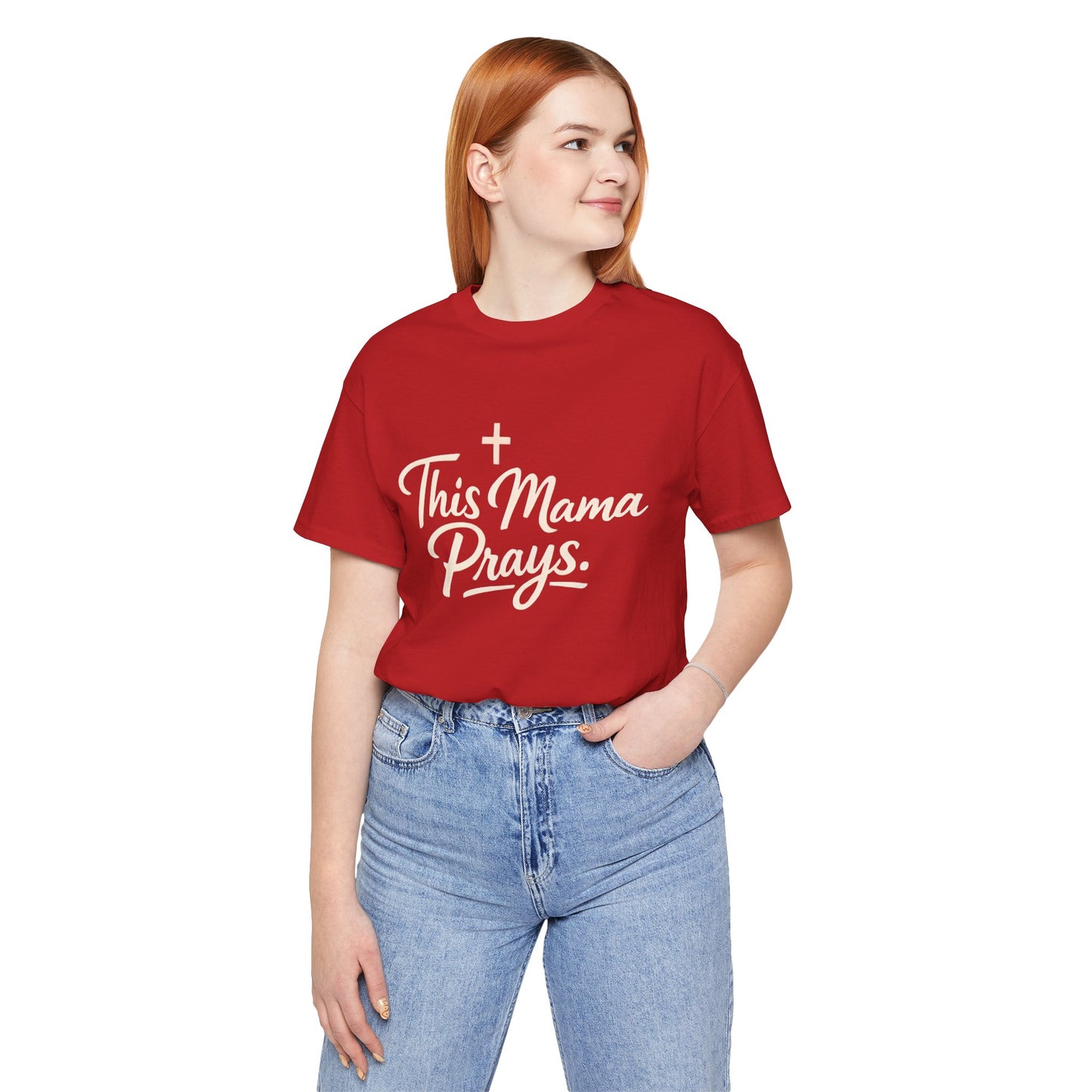 T-Shirt — “This Mama Prays” Faith Graphic Tee