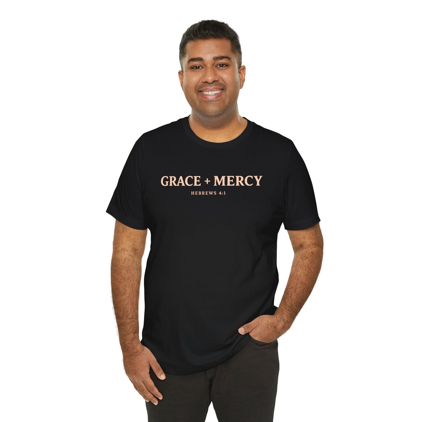 Grace + Mercy Graphic T-Shirt — Faith-Inspired Christian Tee