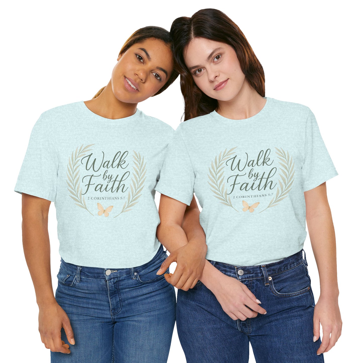 Walk by Faith T-Shirt — Inspirational Christian Tee (2 Corinthians)