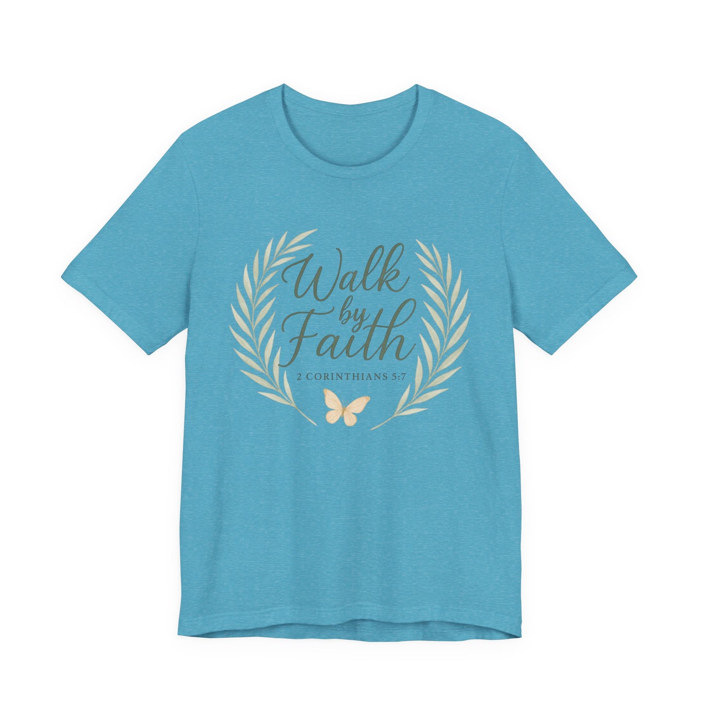 Walk by Faith T-Shirt — Inspirational Christian Tee (2 Corinthians)