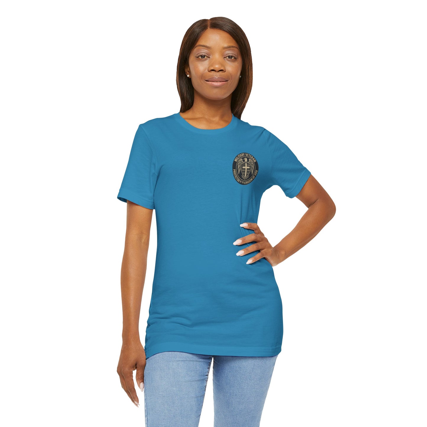 Veteran Protector Tee — "Military Veteran Protector of the Kingdom of God"