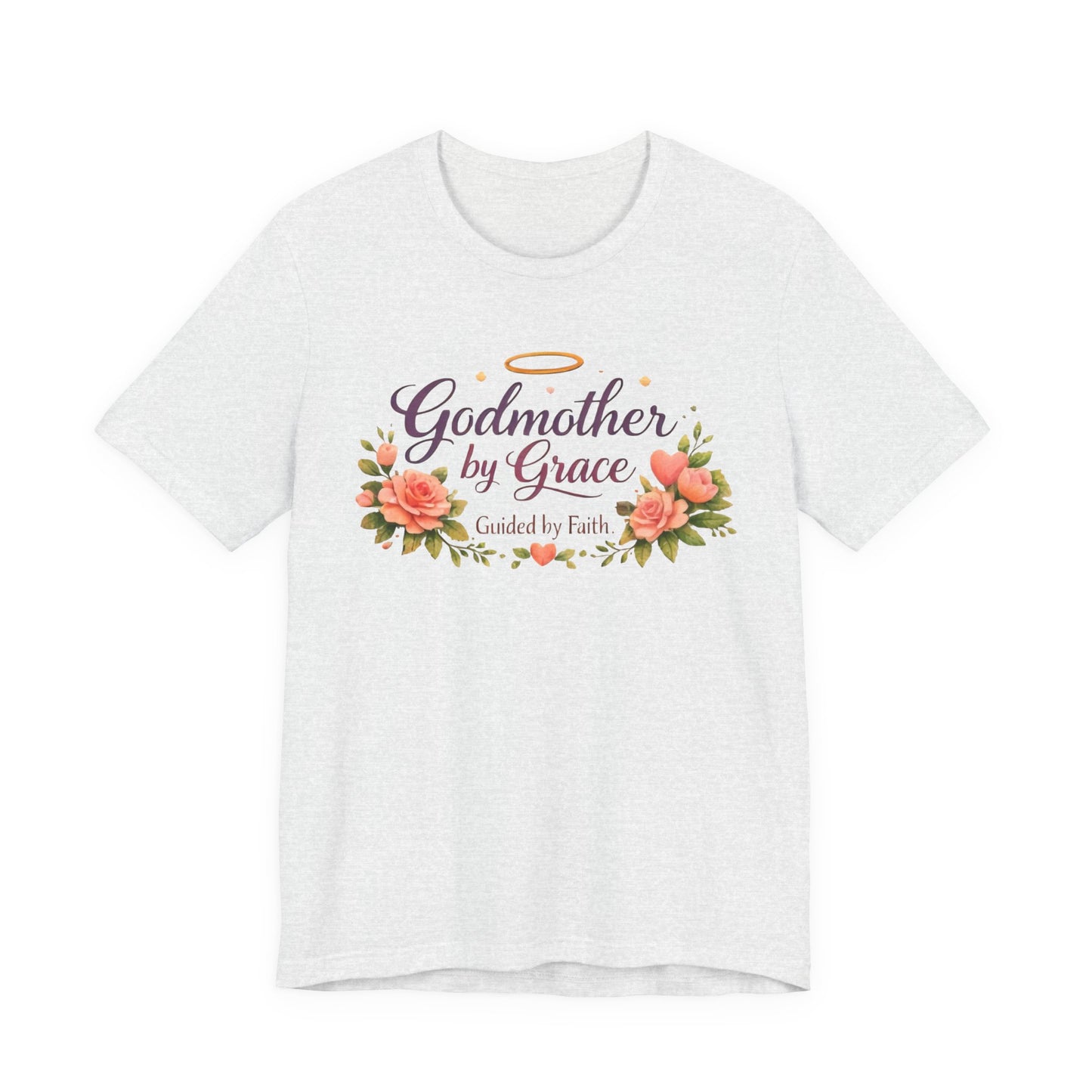 Godmother by Grace Floral Tee — 'Guided by Faith' Godmother T-Shirt