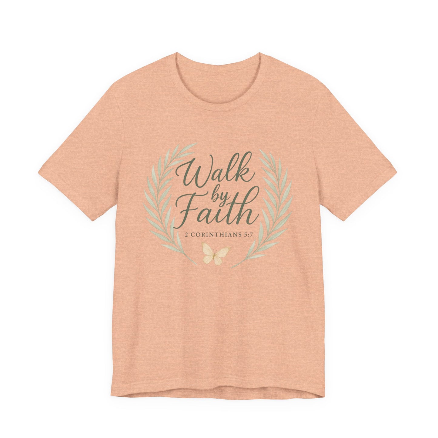 Walk by Faith T-Shirt — Inspirational Christian Tee (2 Corinthians)