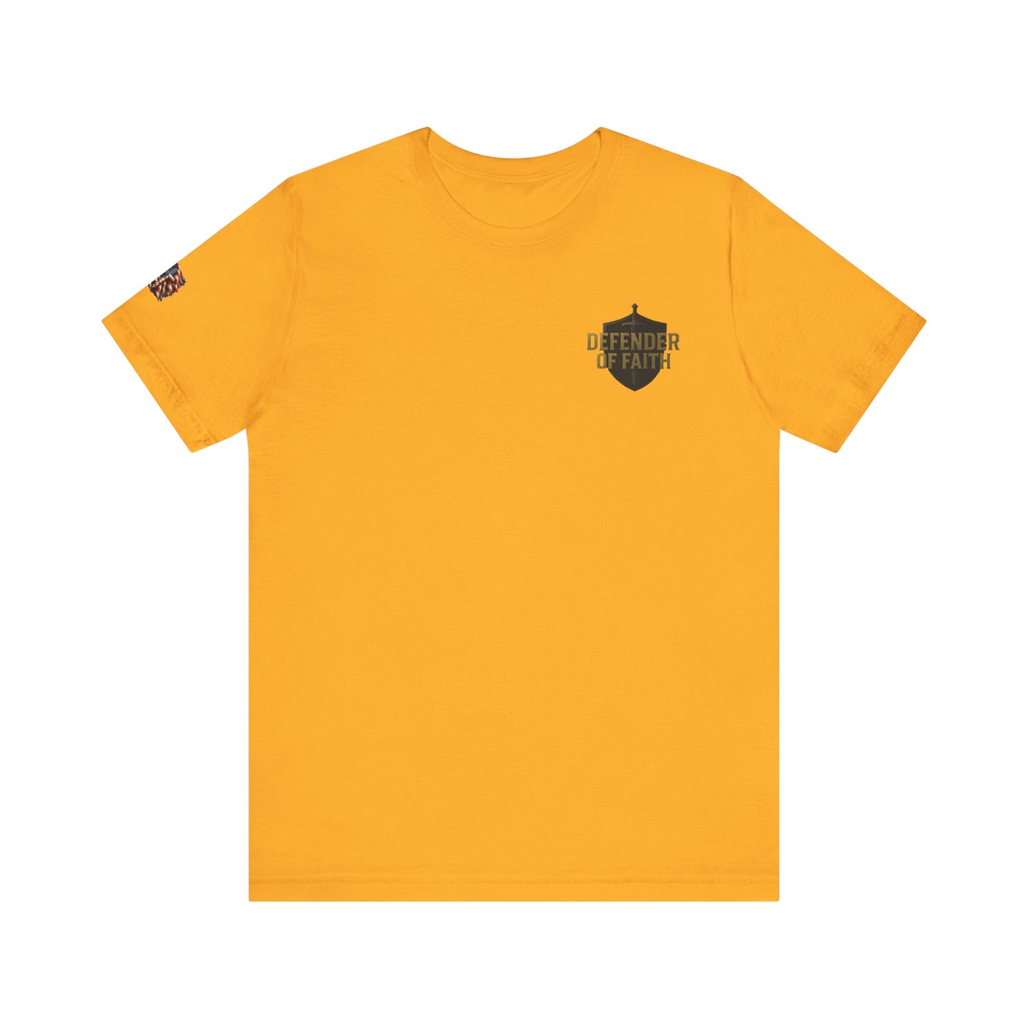 Psalm 144:1 'Defender of Faith' T-Shirt — Christian Scripture Tee