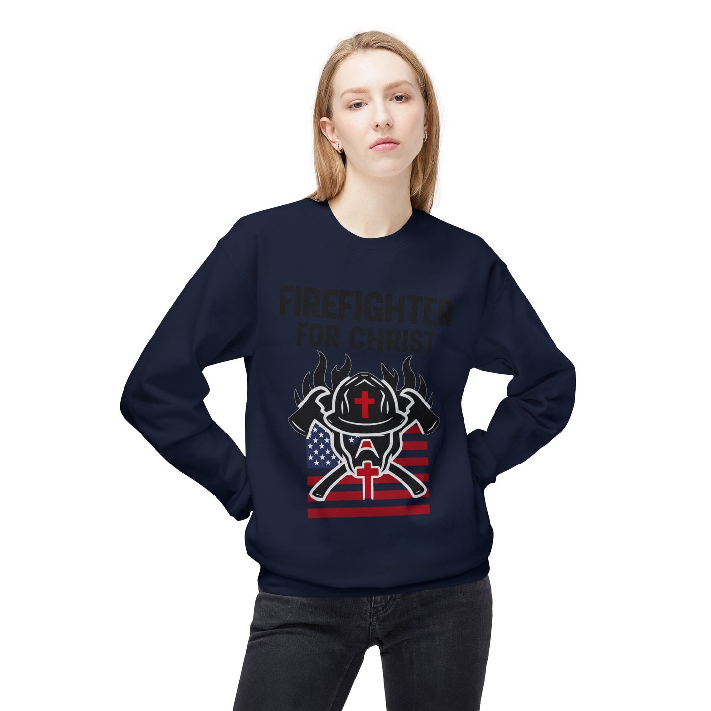 Sweatshirt FIREFIGHTER FOR CHRIST