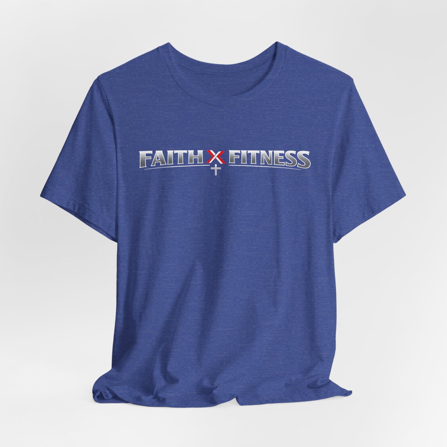 Faith x Fitness T-Shirt — Inspirational Workout Tee
