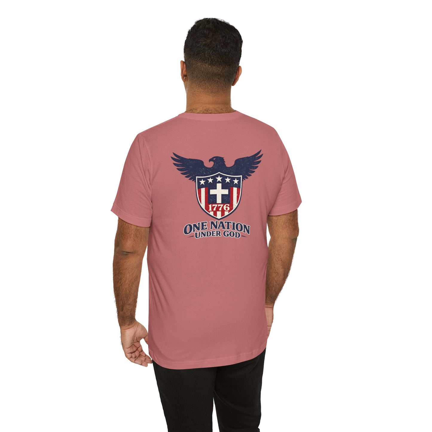Patriotic Eagle 1776 T-Shirt — One Nation Under God Tee