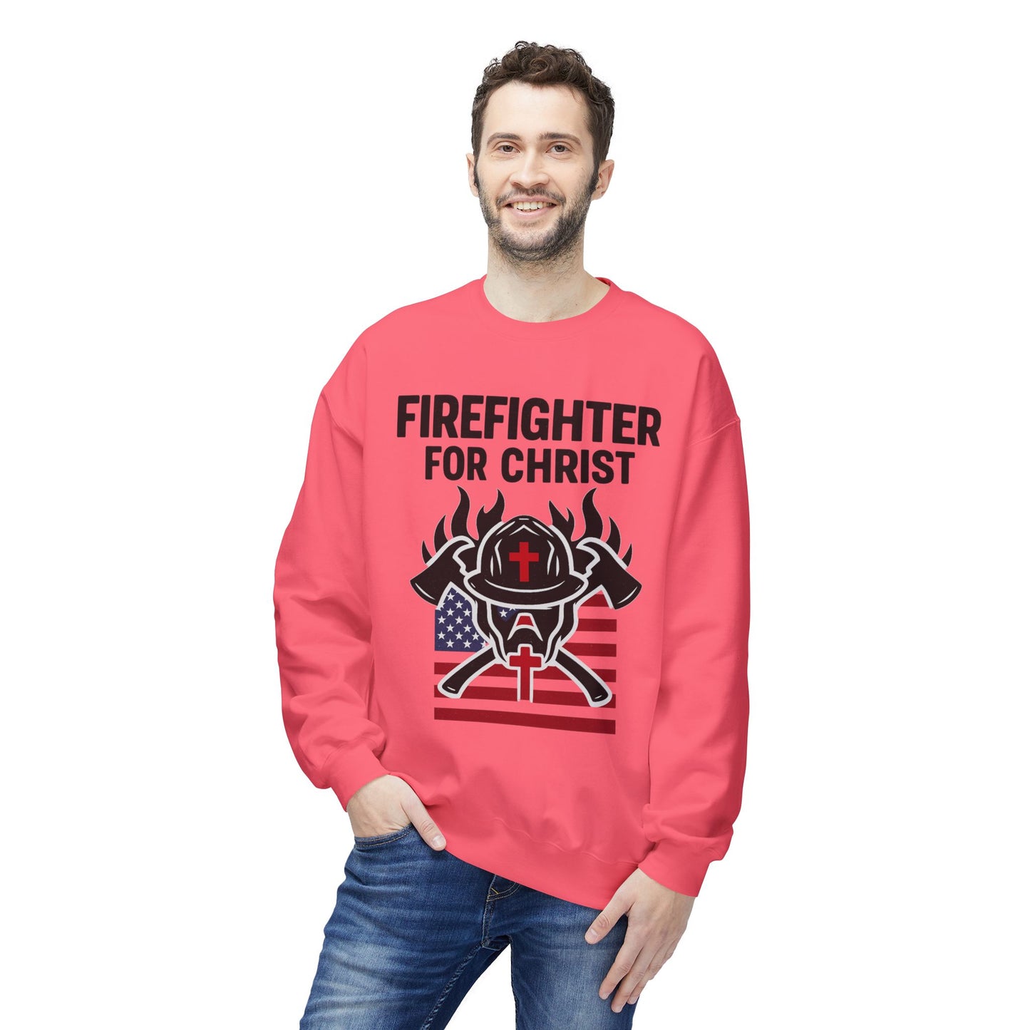 Sweatshirt FIREFIGHTER FOR CHRIST