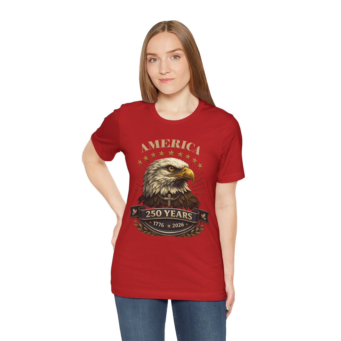 America 250th Anniversary Eagle T-Shirt — 1776–2026 Patriotic Tee