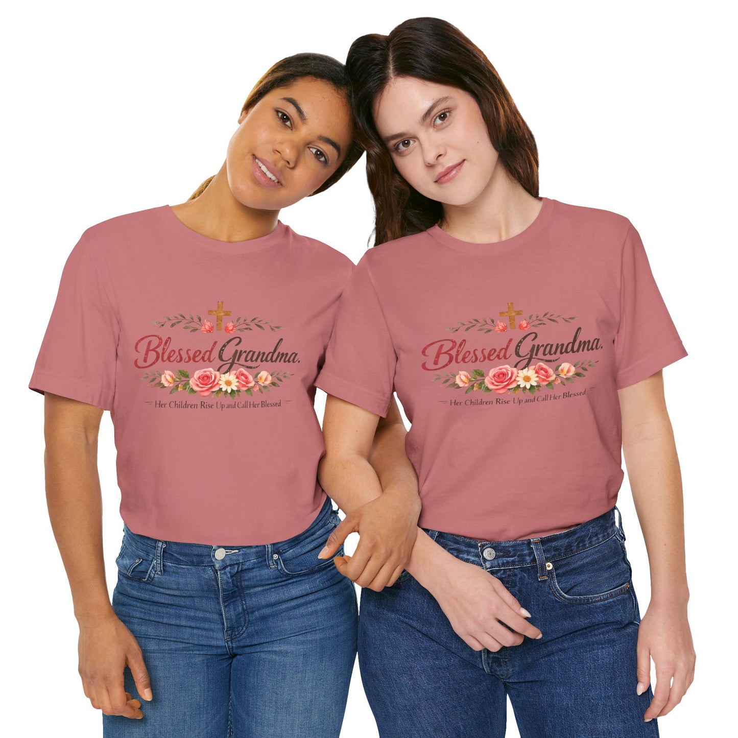 Blessed Grandma Floral Tee