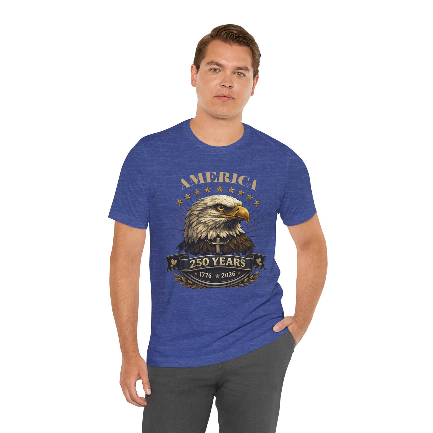 America 250th Anniversary Eagle T-Shirt — 1776–2026 Patriotic Tee