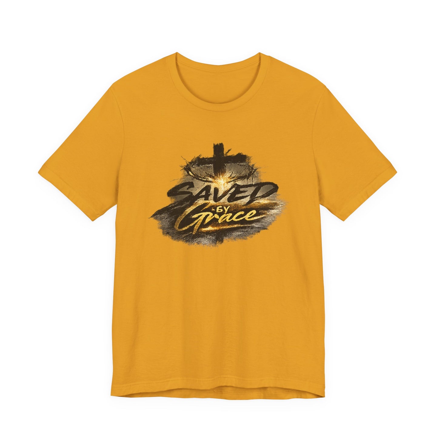 Saved By Grace T‑Shirt — Christian Cross Faith Tee