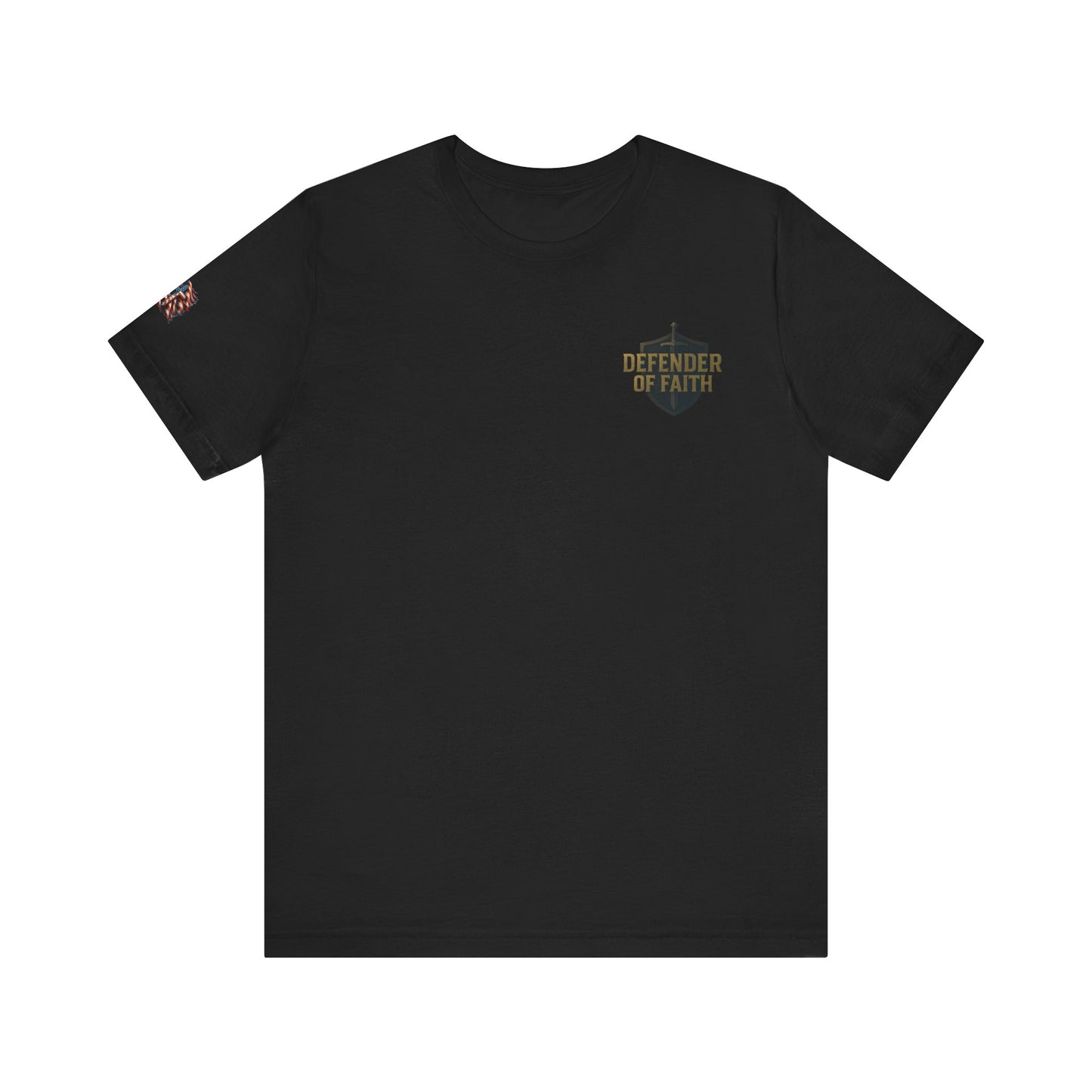 Psalm 144:1 'Defender of Faith' T-Shirt — Christian Scripture Tee