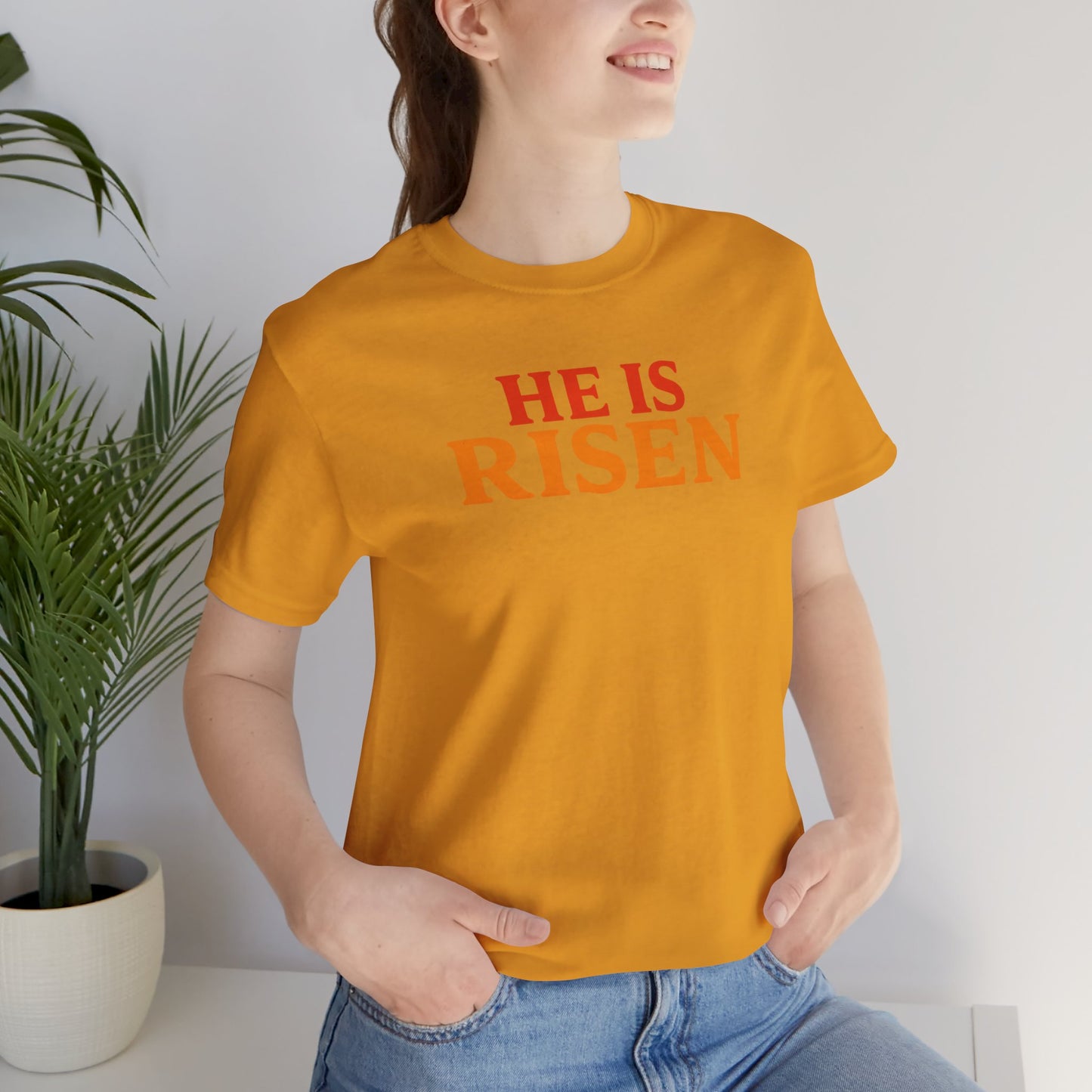 He Is Risen Indeed Tee — Easter Christian Religious T-Shirt
