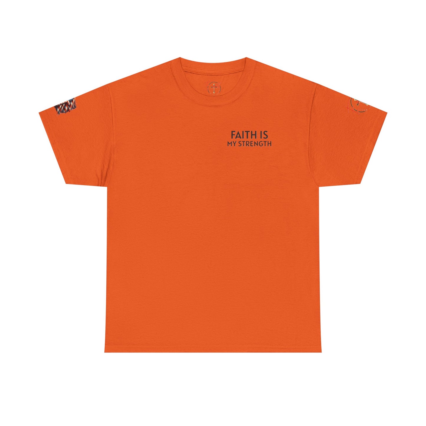 Christian Tee - Philippians 4:13 'Faith Is My Strength' (Copy)