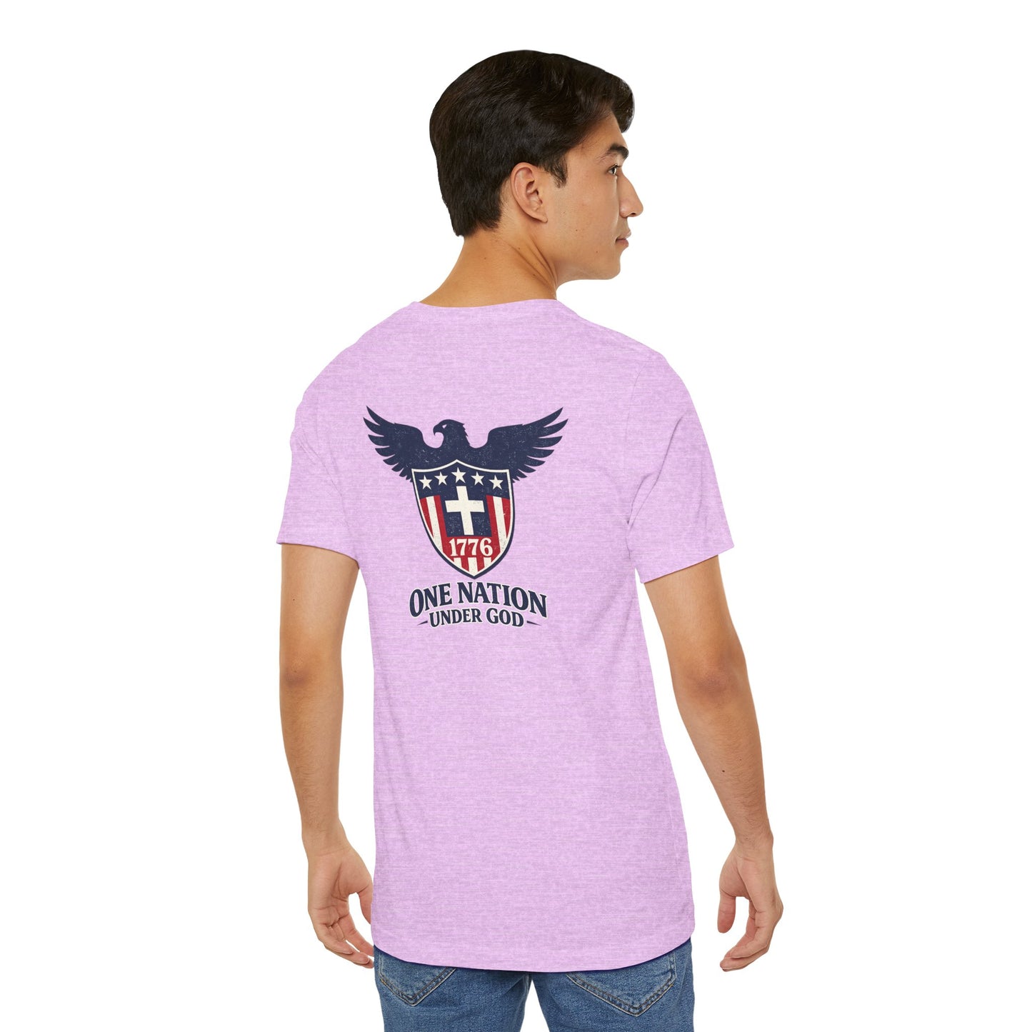 Patriotic Eagle 1776 T-Shirt — One Nation Under God Tee