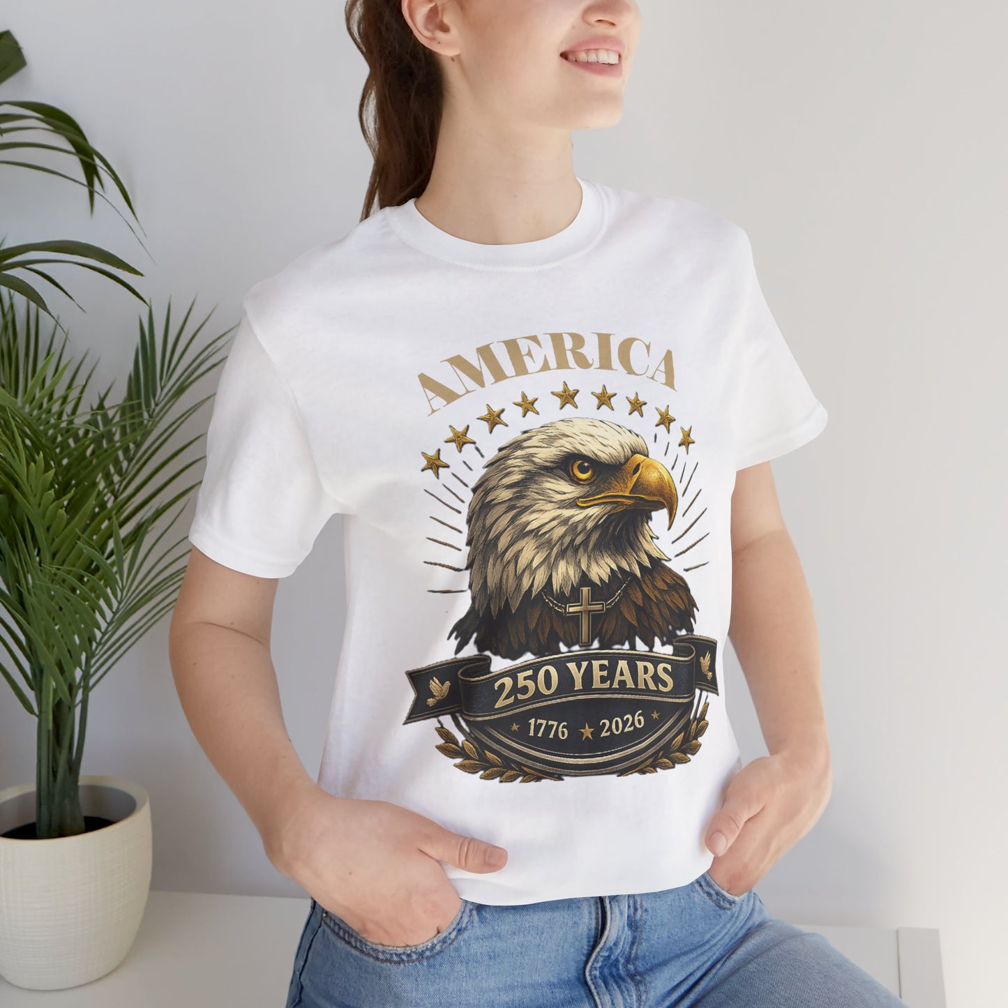 America 250th Anniversary Eagle T-Shirt — 1776–2026 Patriotic Tee