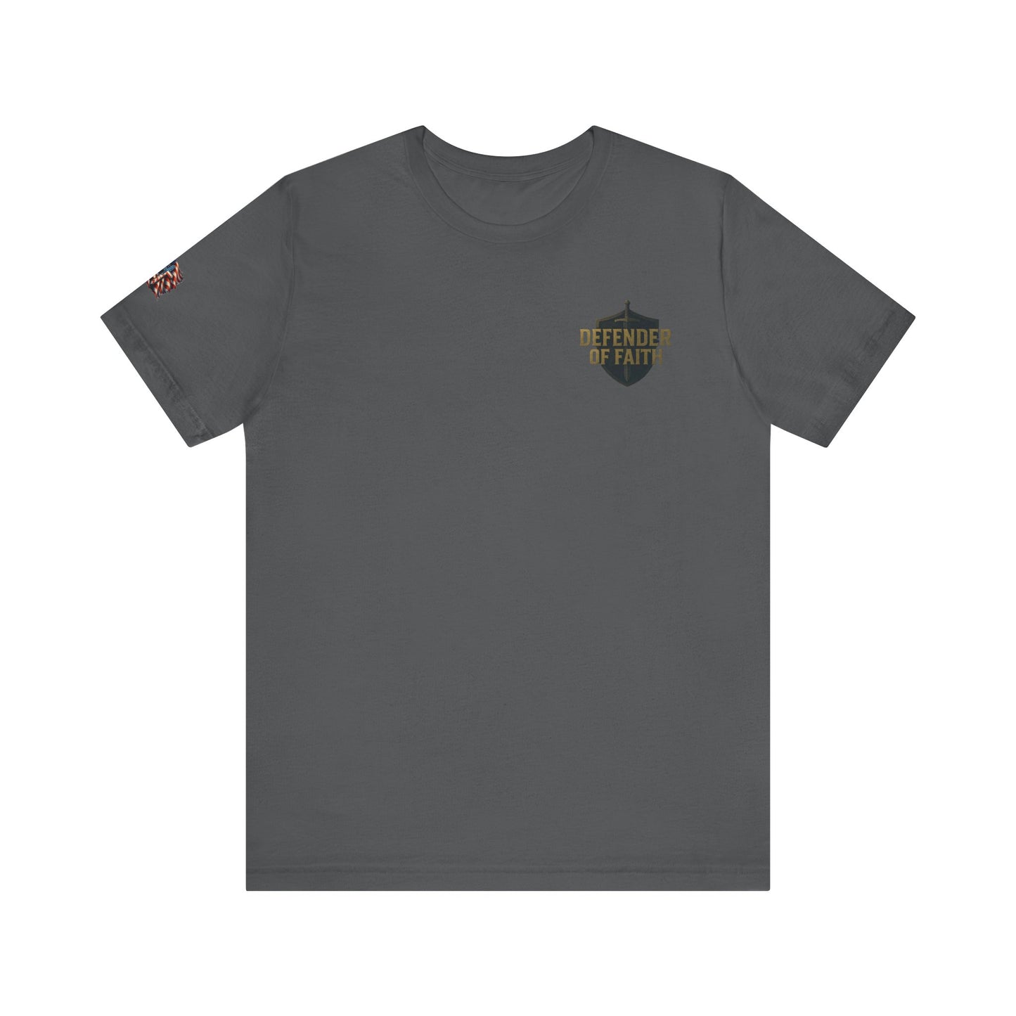 Psalm 144:1 'Defender of Faith' T-Shirt — Christian Scripture Tee