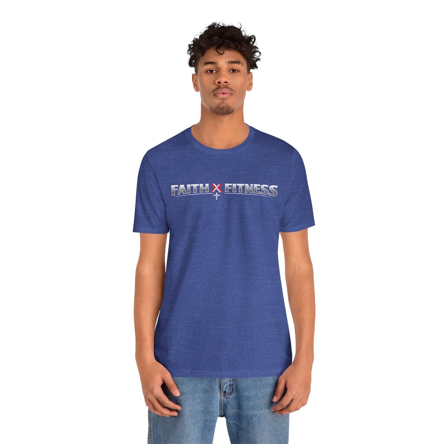 Faith x Fitness T-Shirt — Inspirational Workout Tee