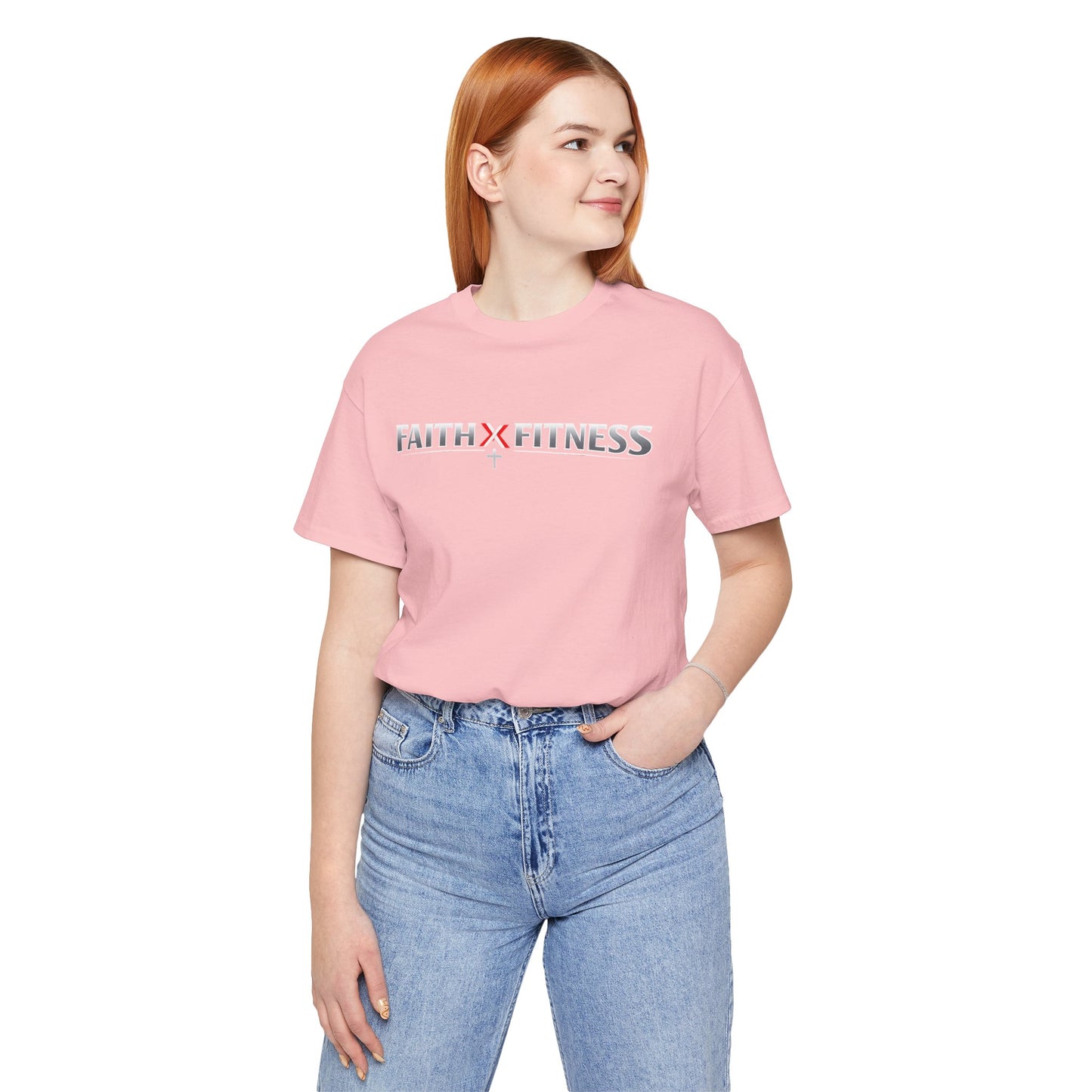 Faith x Fitness T-Shirt — Inspirational Workout Tee