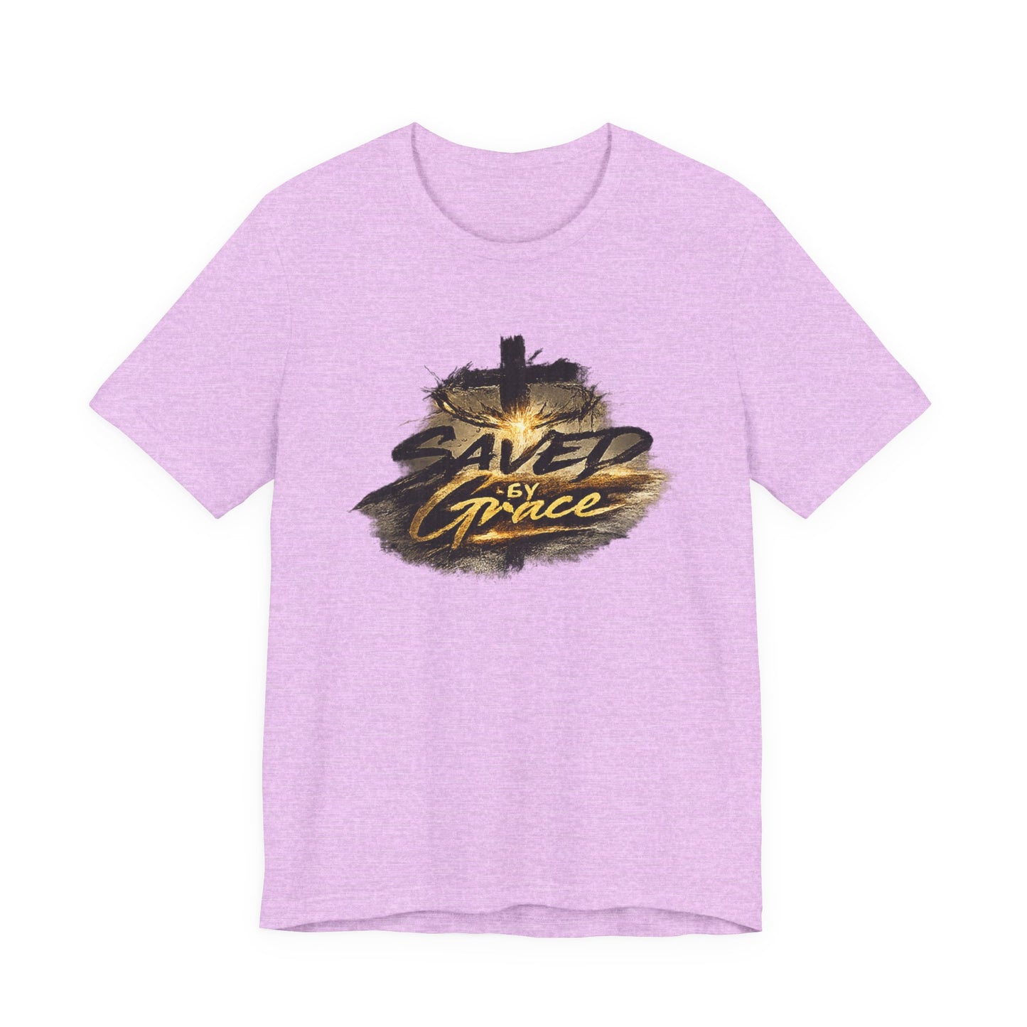 Saved By Grace T‑Shirt — Christian Cross Faith Tee