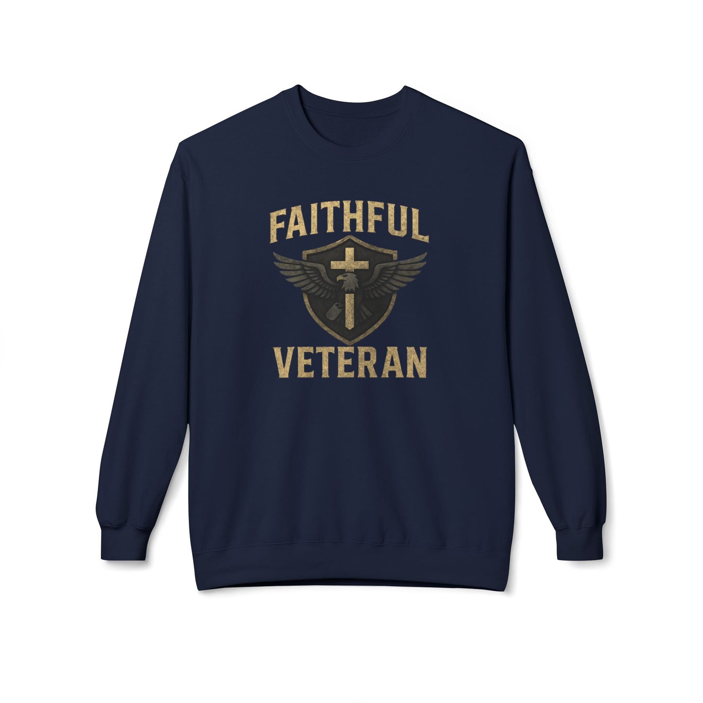 Faithful Veteran Crewneck Sweatshirt Design