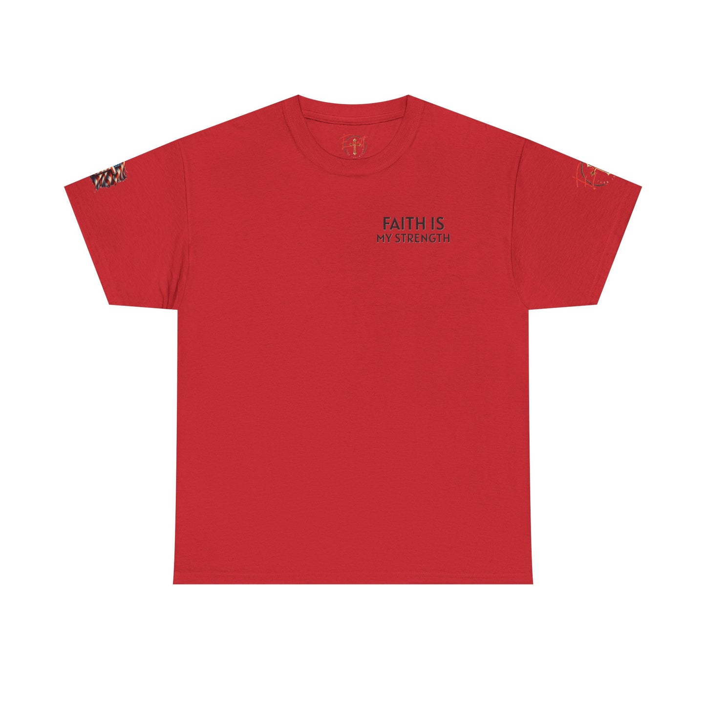 Christian Tee - Philippians 4:13 'Faith Is My Strength' (Copy)
