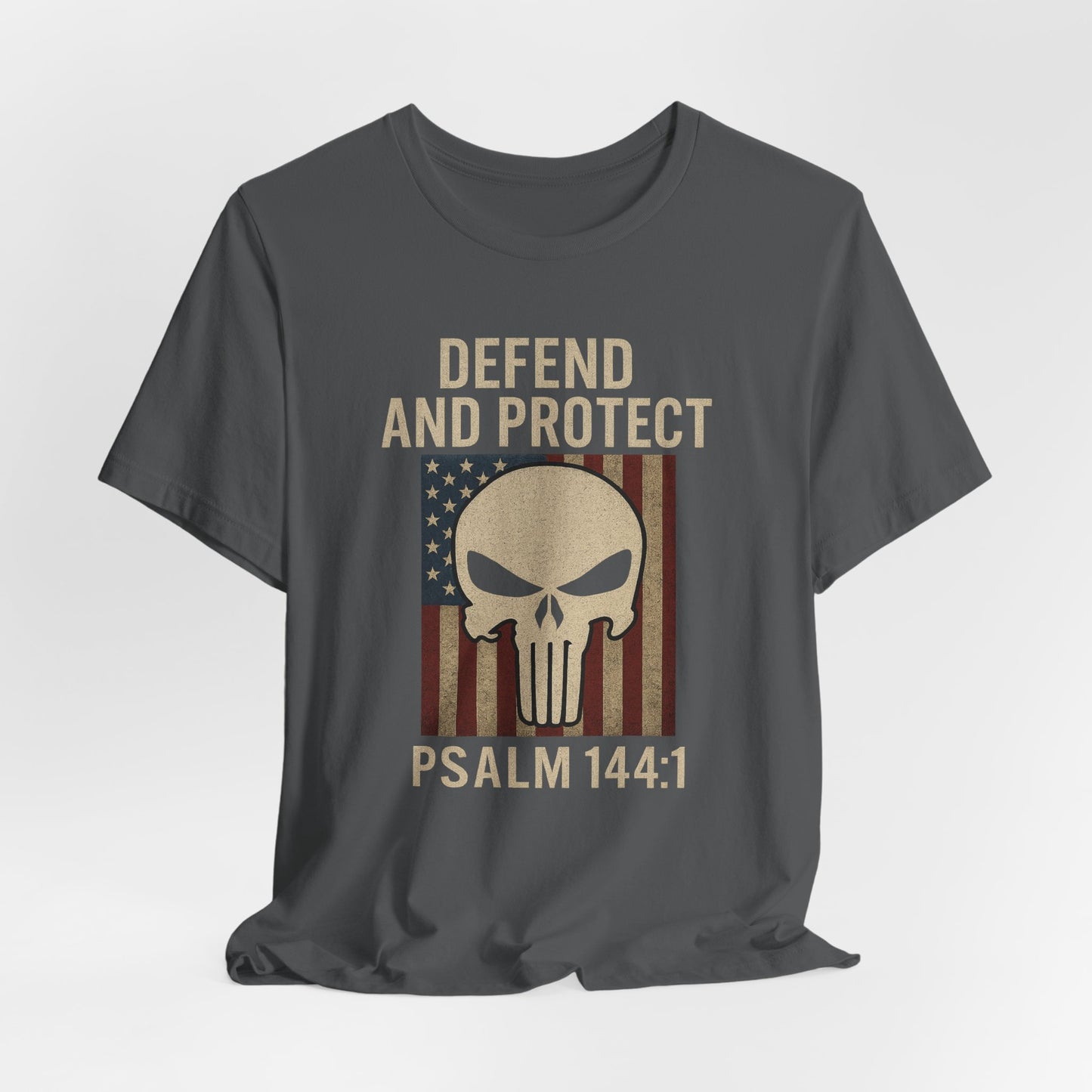 Defend and Protect Bible Verse Psalm 144:1 T-Shirt