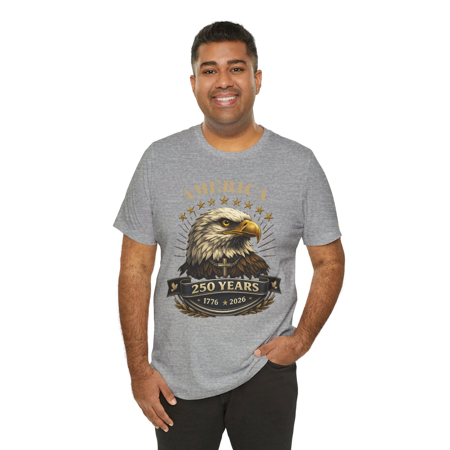 America 250th Anniversary Eagle T-Shirt — 1776–2026 Patriotic Tee
