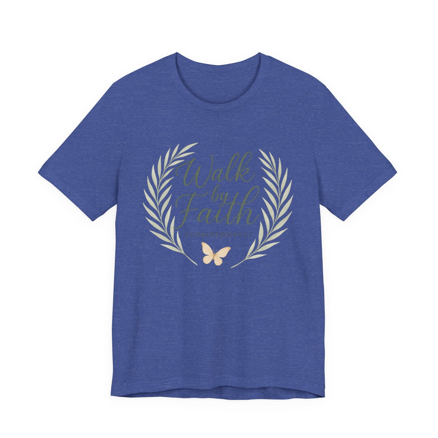 Walk by Faith T-Shirt — Inspirational Christian Tee (2 Corinthians)